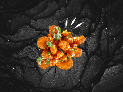 Spicy Popcorn Shrimp